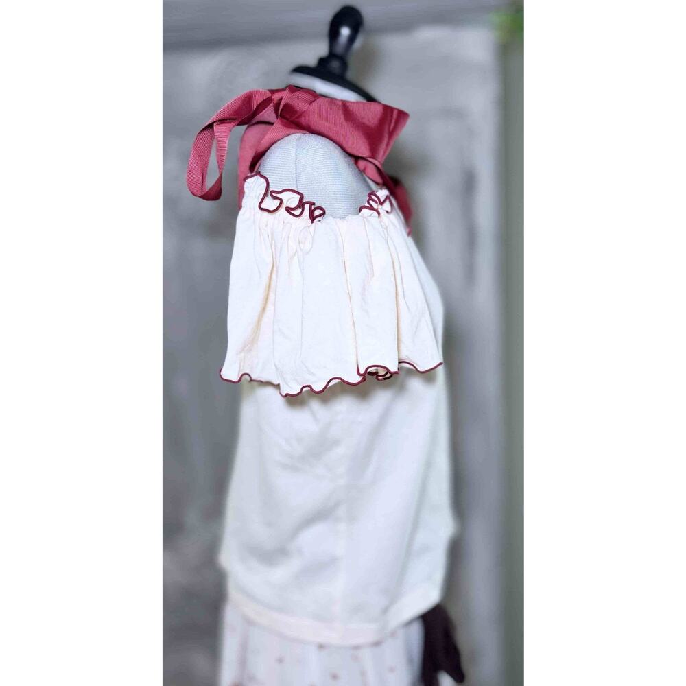Liz Lisa Off Shoulder Ribbon Print Top Jfashion Gyaru Himekaji Shoujo Girl Japan - Picture 8 of 15